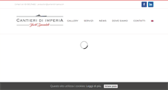 Desktop Screenshot of cantieridiimperia.com